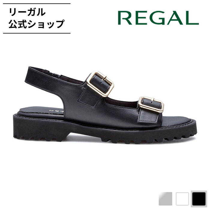 REGAL（リーガル） 公式 セール REGAL F28R ダブルバックルサンダル