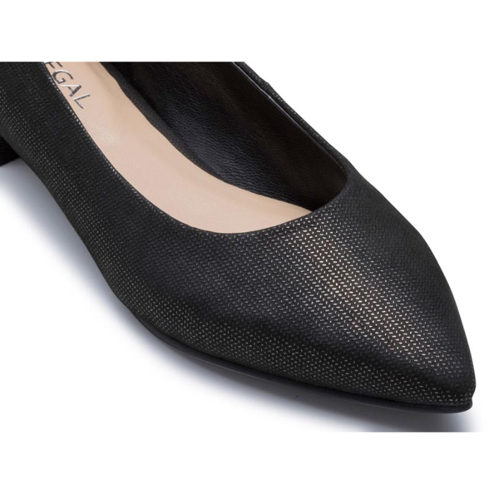 美品 リーガル REGAL フラットシューズ パンプス 24 ブラックF37R REGAL（リーガル） 公式 セール REGAL F37R ポインテッドトウフラット