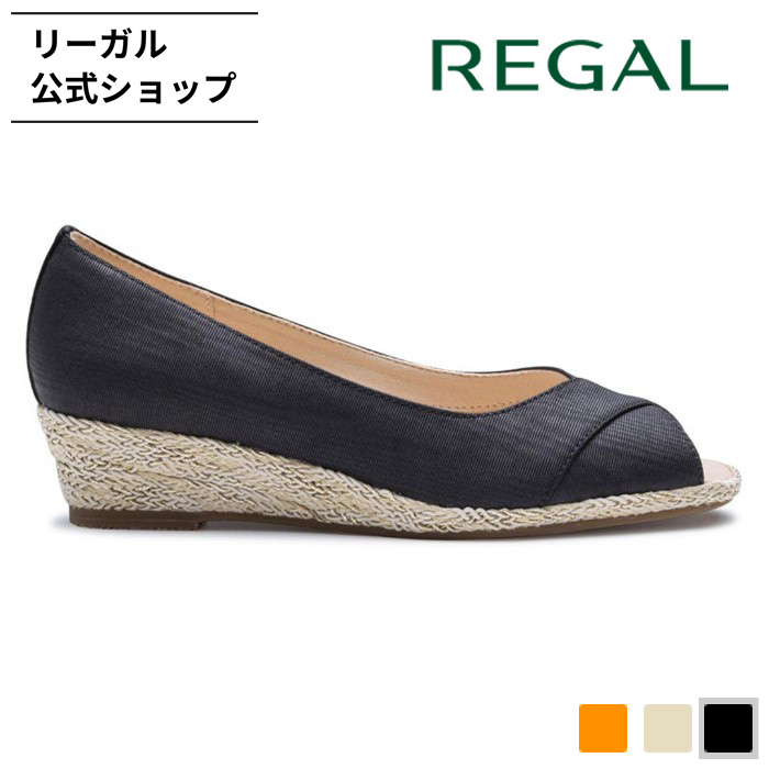 REGAL（リーガル） 公式 REGAL F42R ウエッジソールオープントウ
