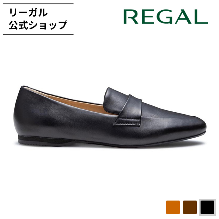 REGAL（リーガル） 公式 REGAL F63R フラットローファー ブラック