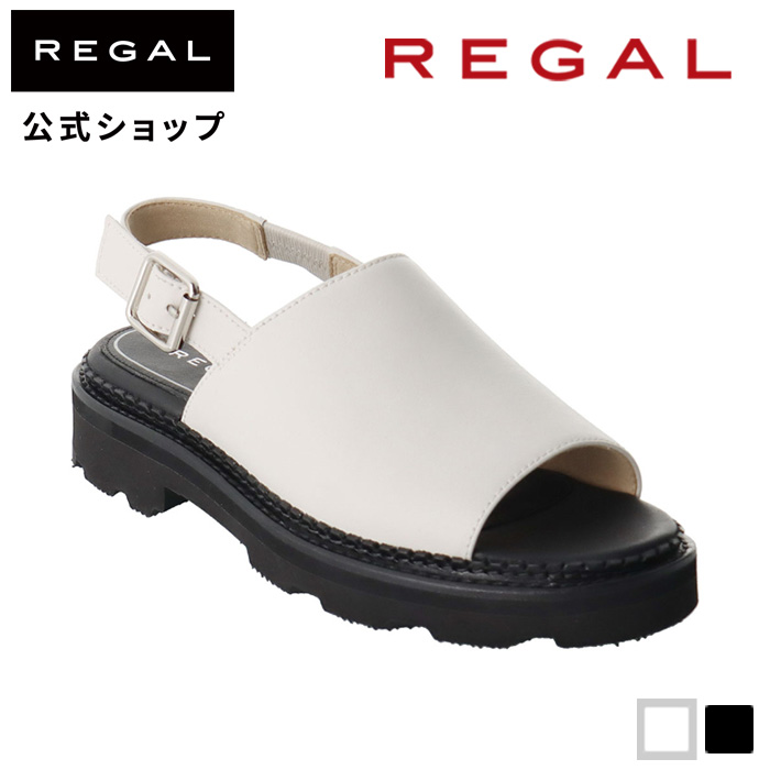 リーガル 公式 REGAL F81Q 甲深サンダル アイボリー サンダル レディース｜regal-footcommunity