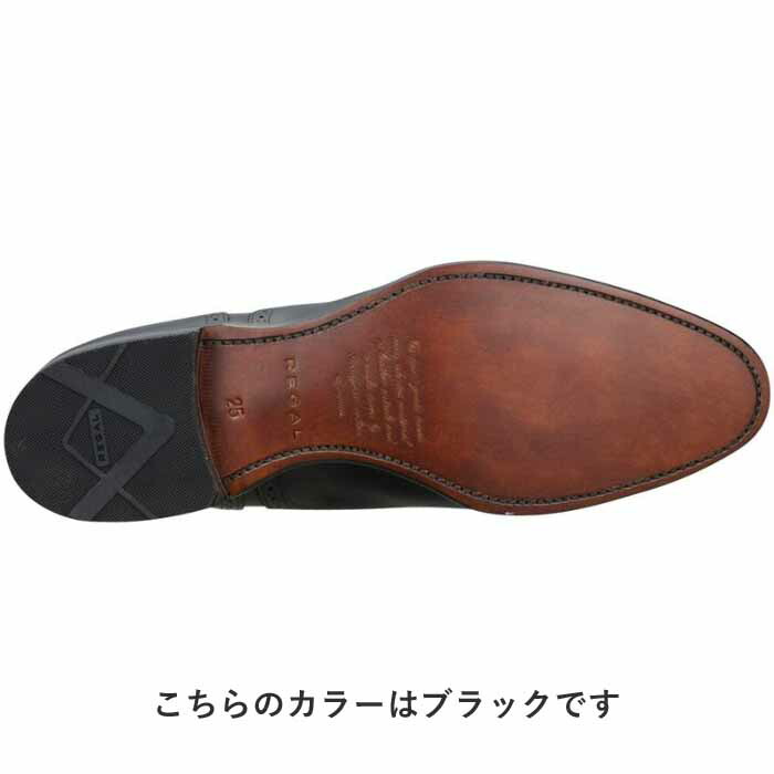 REGAL（リーガル） 公式 REGAL 02DR クォーターブローグ 革底 ブラウン