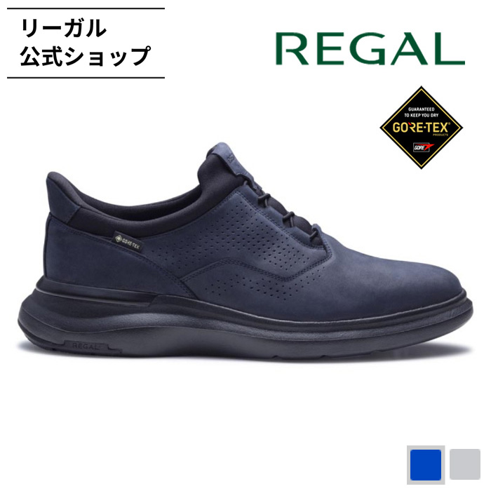 リーガル 公式 REGAL 71KL スニーカー　ＧＯＲＥ−ＴＥＸ ネイビースエード スニーカー メンズ リーガル