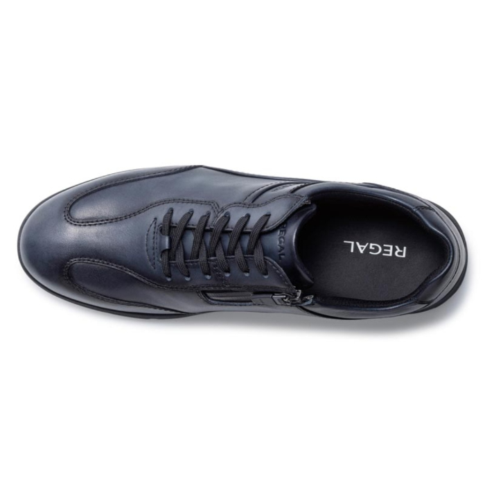 リーガル 公式 REGAL 82JL ファスナー付スニーカー ネイビー スニーカー メンズ | REGAL（リーガル） 公式 REGAL 82JL ファスナー付スニーカー ネイビー