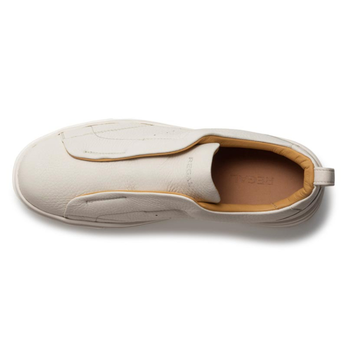リーガル 公式 REGAL 84KL ディアスキン スリッポン ホワイト カジュアルシューズ メンズ リーガルの画像