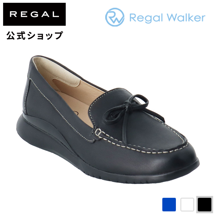 リーガル 公式 Regal Walker HC57 デッキ風シューズ ブラック カジュアルシューズ レディース リーガルウォーカー｜regal-footcommunity