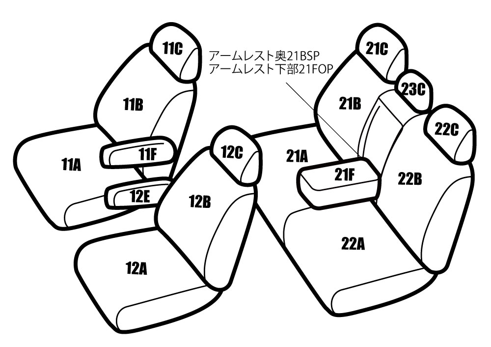 CR-V RE3/RE4 H18/10-H21/09 定員5人 品番HA82 レガリア エアークロス シートカバー