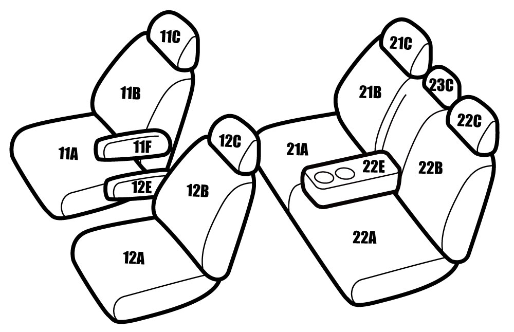 CR-V RM1/RM4 H24/10-H28/8 定員5人 品番HB13 レガリア パイピング