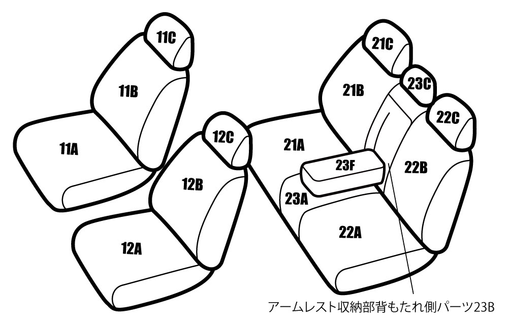 送料無料 CX-5 KEEFW/KE5AW/KE2FW/KE2AW 品番MI04 レガリア パンチング シートカバー カー用品 内装パーツ カーシート ペット 防水｜regalia-seatcover｜02