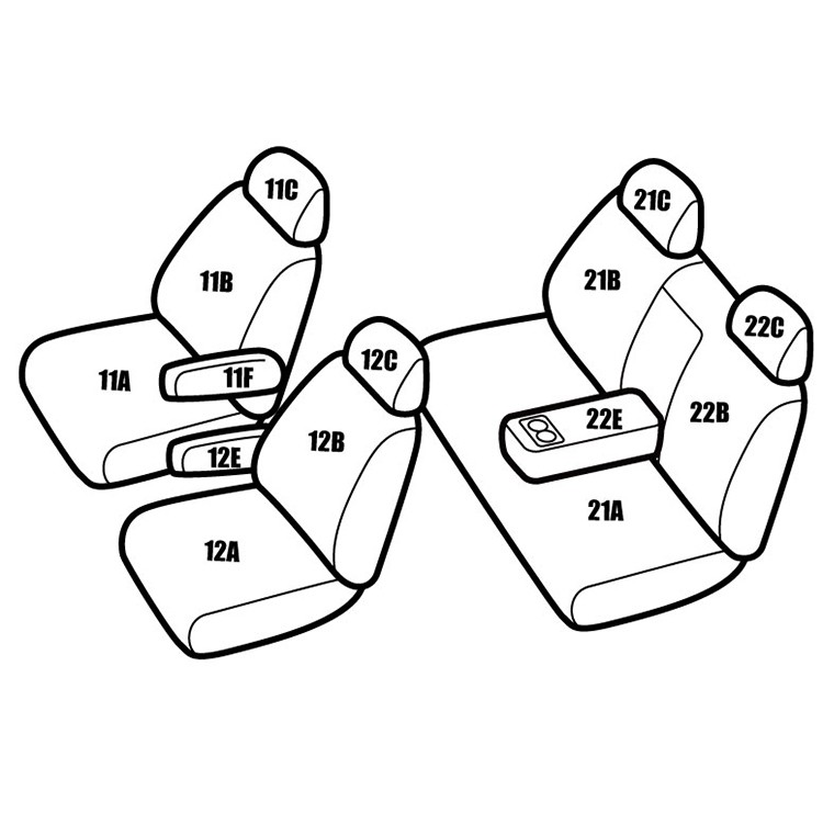 ノート E11/NE11 H20/1-H24/8 定員5人 品番NE62 レガリア パンチング