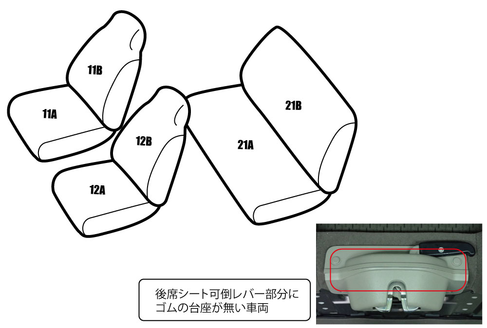 送料無料 ミニキャブバン DS17V 品番SG38 レガリア パイピングモデル シートカバー カー用品 内装パーツ カーシート ペット 防水｜regalia-seatcover｜02