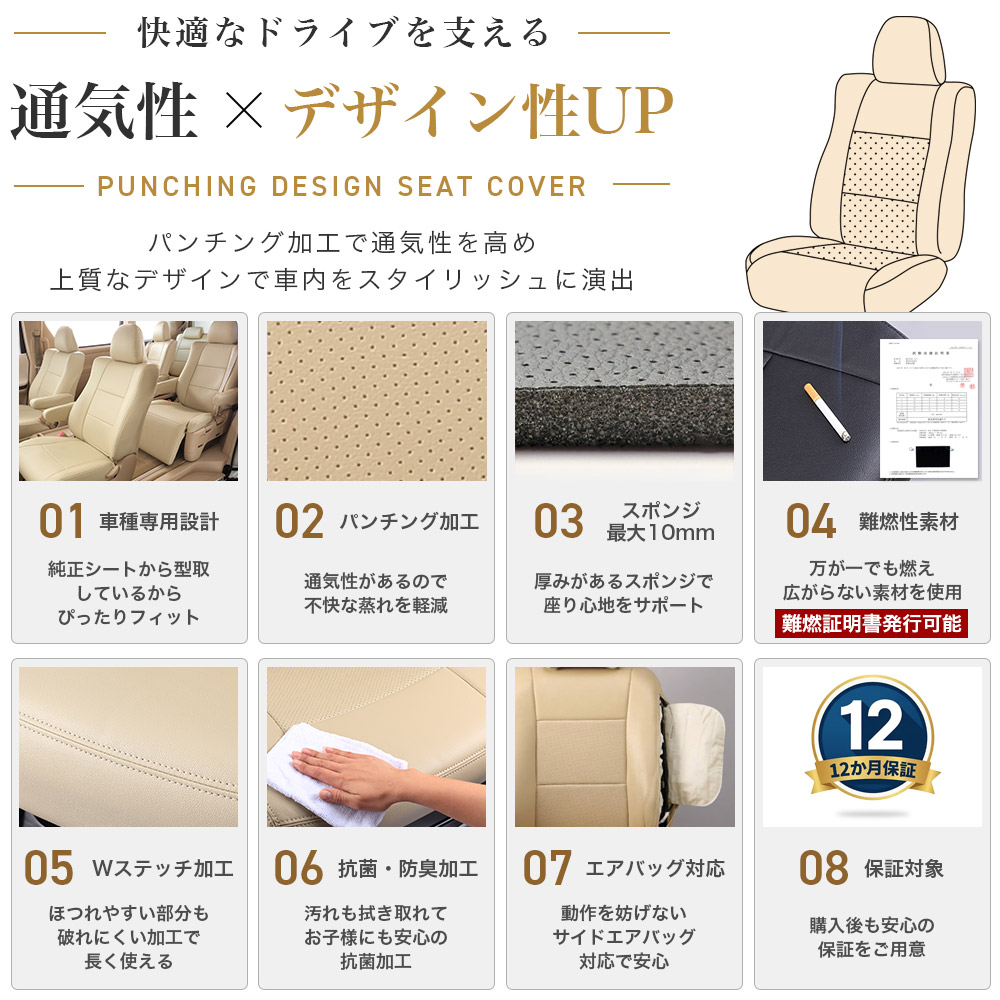 3da kg2p cx 8 シート カバー ペット レガリア 送料無料 CX-8 KG2P KG5P 品番MI38 パンチングデザイン シートカバー カー用品 内装パーツ カーシート ペット 防水 レガリアシートカバー - 通販 - Yahoo ショッピング