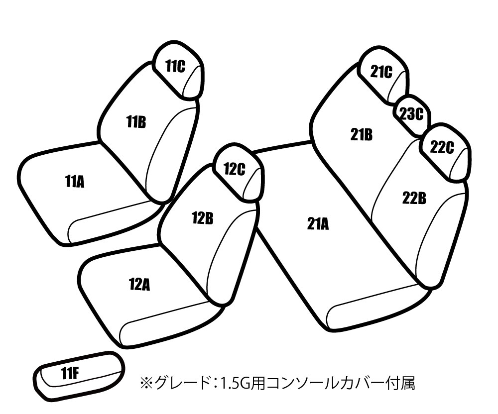 送料無料 カローラルミオン NZE151N/ZRE154N 品番TD64 レガリア パンチングデザイン シートカバー カー用品 内装パーツ カーシート ペット 防水 | レガリア | 01
