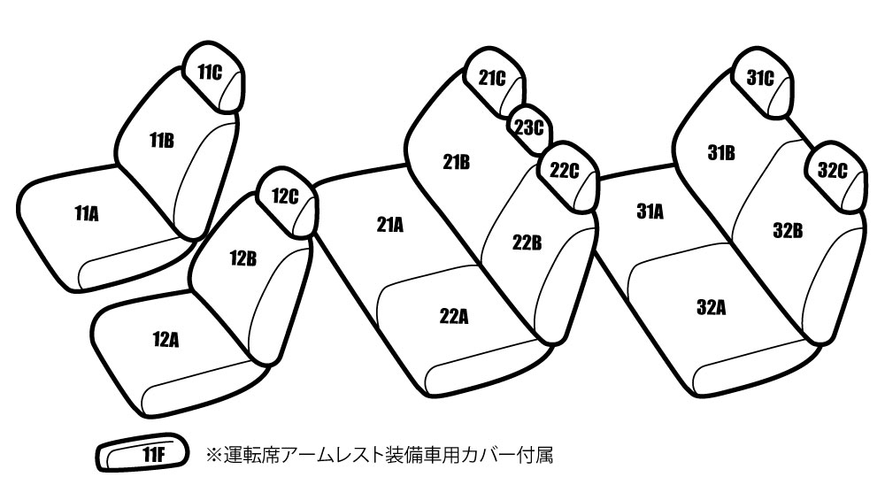 送料無料 アイシス ZGM10W/ZGM11W/ZGM10G/ZGM15W/ZGM15G 品番TD80 レガリア パンチングデザイン シートカバー カー用品 内装パーツ カーシート ペット 防水｜regalia-seatcover｜02