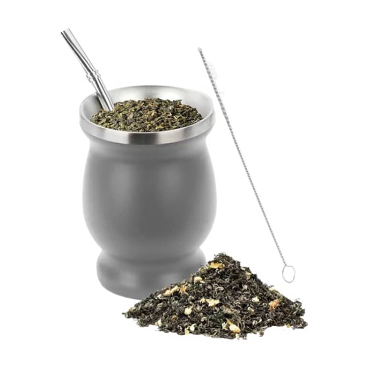 グァンボ 3点セット マテ茶カップ ステンレス製 マテ茶セット