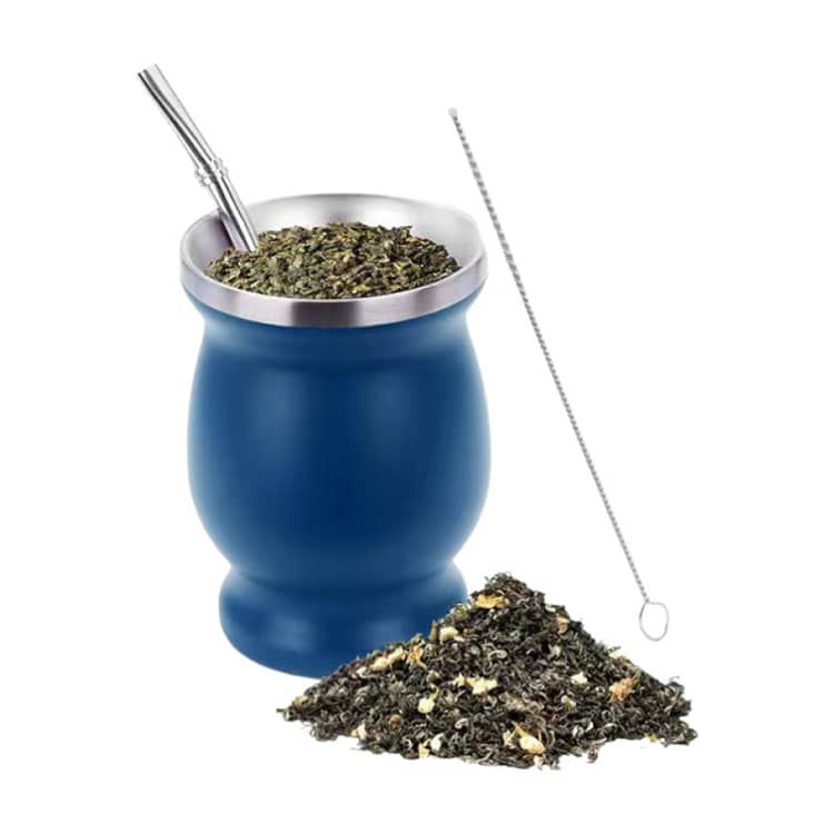 グァンボ 3点セット マテ茶カップ ステンレス製 マテ茶セット