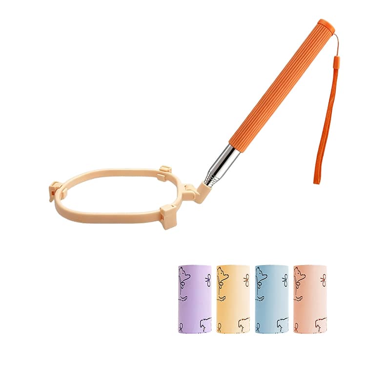 使用中古品犬用うんコロキャッチャー3枚セット⭐︎サイズS うんちキャッチャー 犬用 ゴミ袋60枚付き うんころキャッチ ペットの