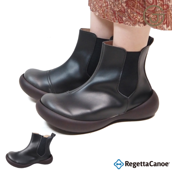 Regetta Canoe リゲッタカヌー ショートブーツ サイドゴア