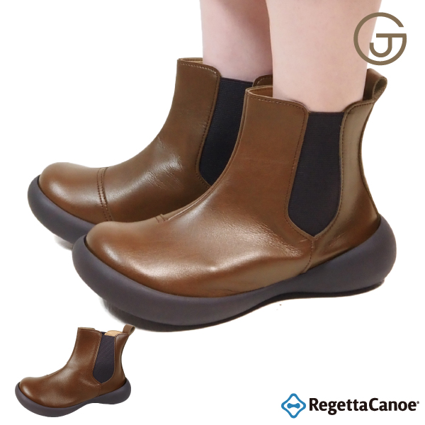 Regetta Canoe（リゲッタカヌー） ショートブーツ サイドゴア 