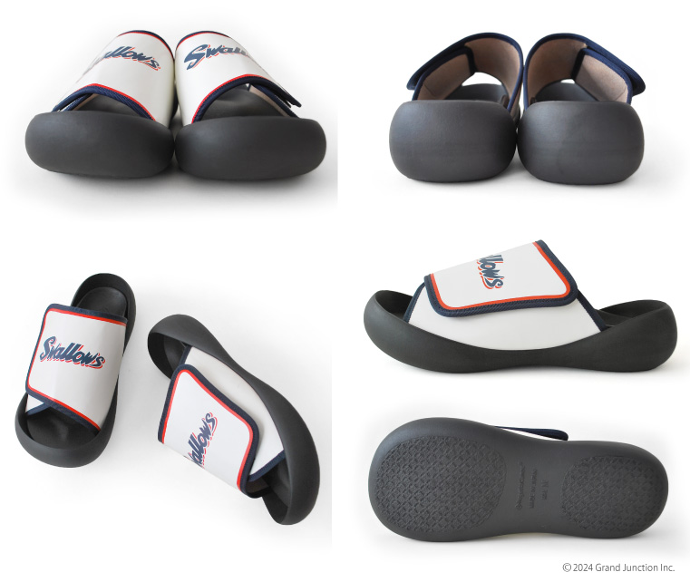 2セット　東京ヤクルトスワローズ　シャワーサンダル　サイズフリー　デサント Regetta Canoe リゲッタ カヌー サンダル メンズ 東京 ヤクルト