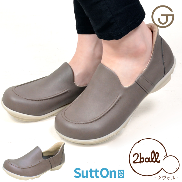 2ball（ツヴォル） レディース スリッポン シューズ 履きやすい SuttOn