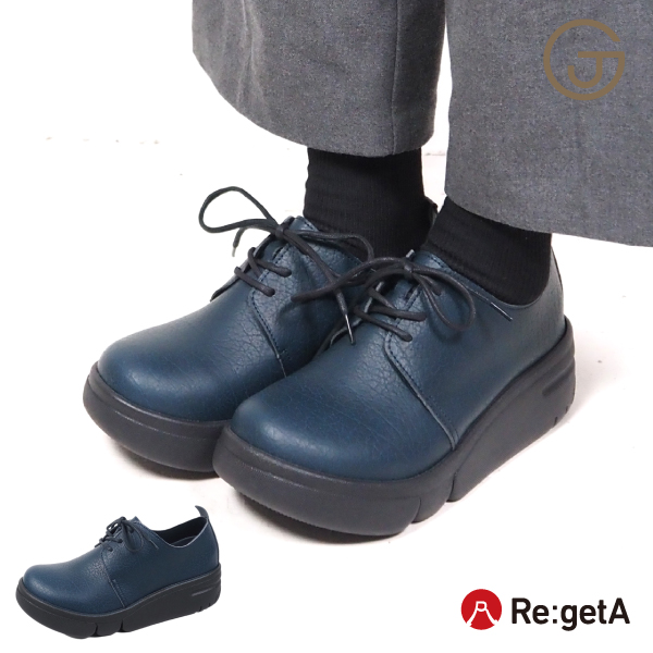 Re:getA（リゲッタ） 靴 厚底 シューズ 軽い 疲れない 歩きやすい 幅広