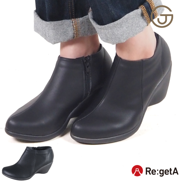 Re:getA（リゲッタ） レディース ブーツ 歩きやすい 厚底 ブーティ