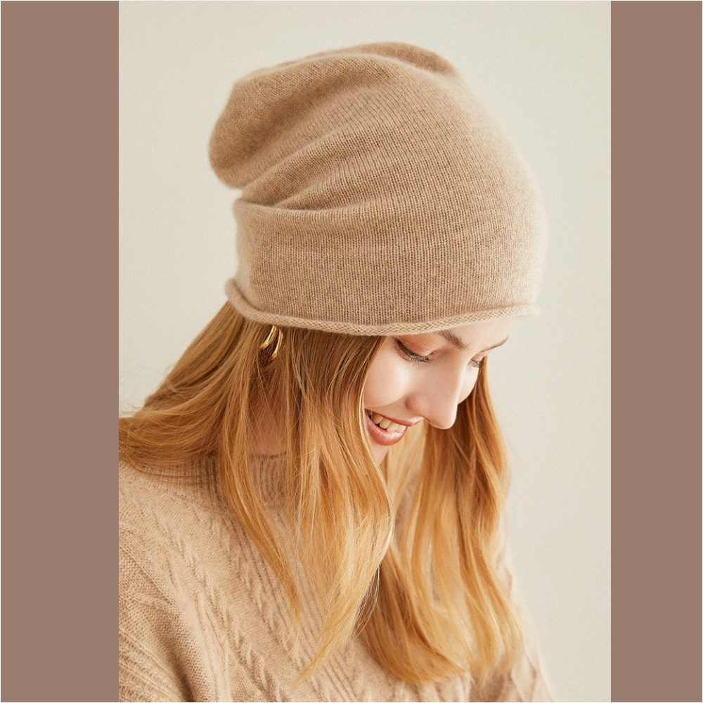 帽子 レディース 秋冬 ニット帽 カシミヤ 100% カシミア 女性 帽子 レディース 秋冬 ニット帽 カシミヤ 100% カシミア 女性
