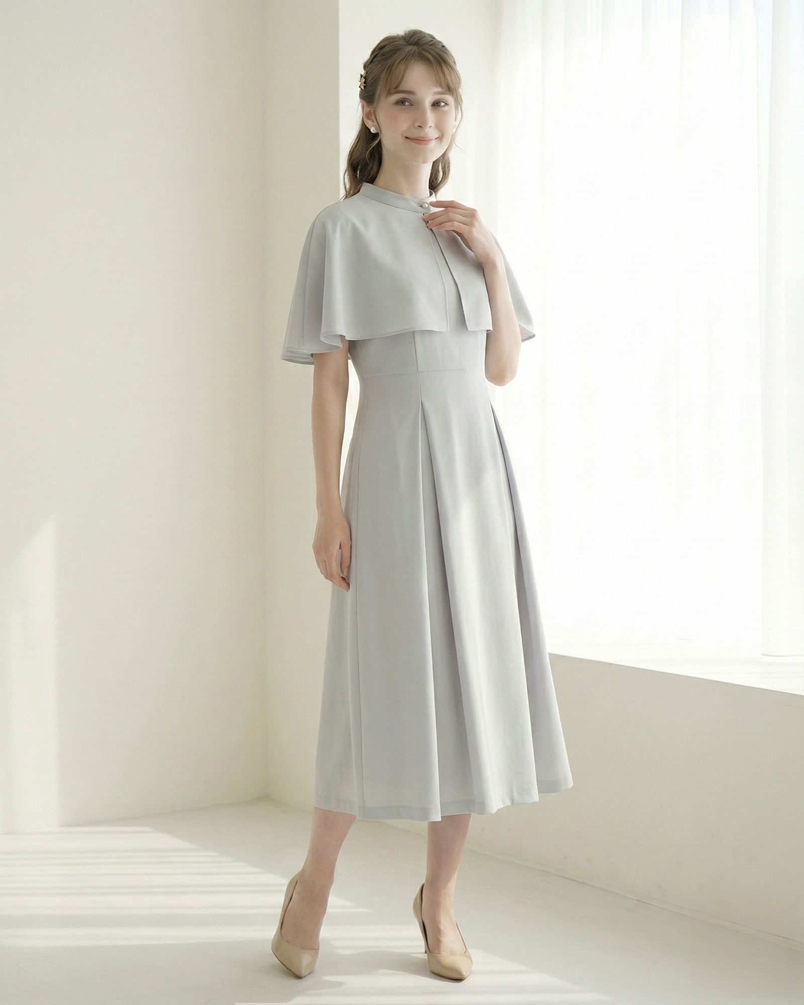 REGINA RISURRE（レジーナリスレ） 【ケープ ワンピース ソフィー】春