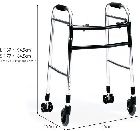 ウォーカー 折りたたみ型 AL-107L/AL-107Sの説明