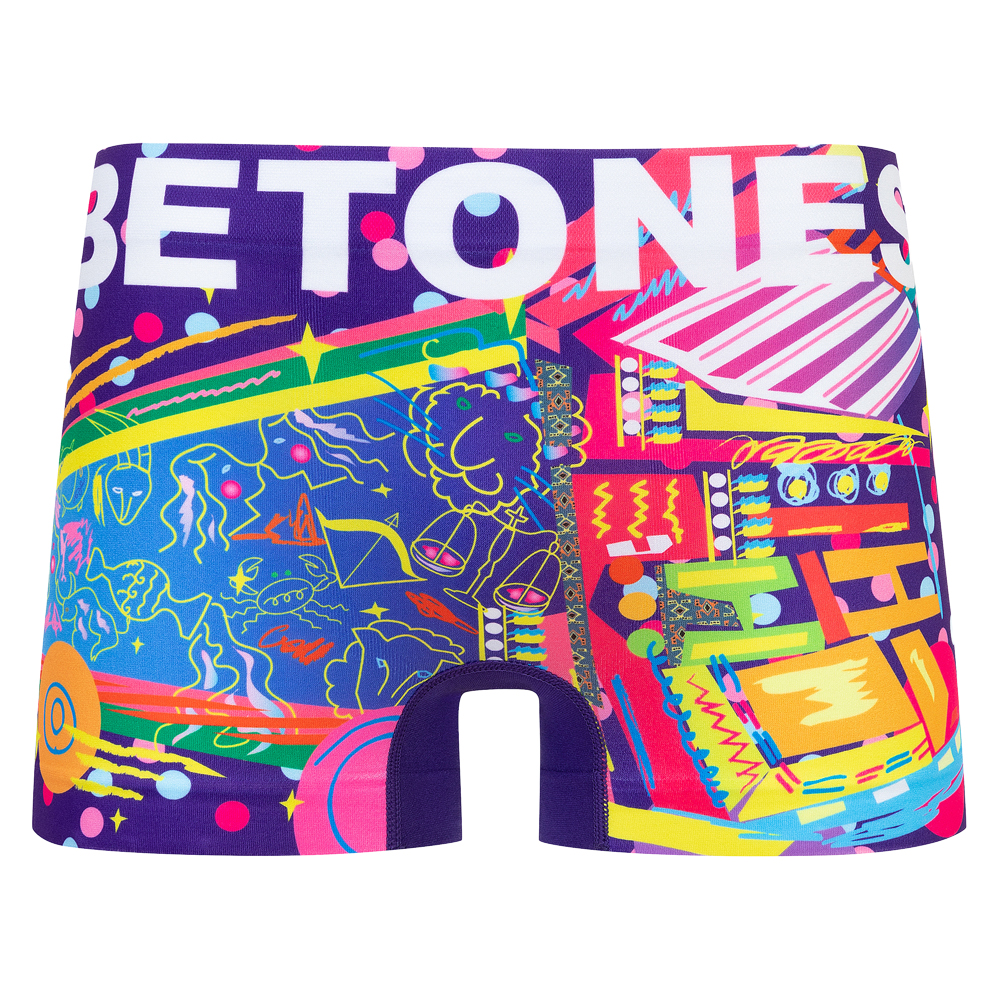 BETONES ボクサーパンツ 6 ビトンズ メンズ レディース フリーサイズ シームレス ストレッ...