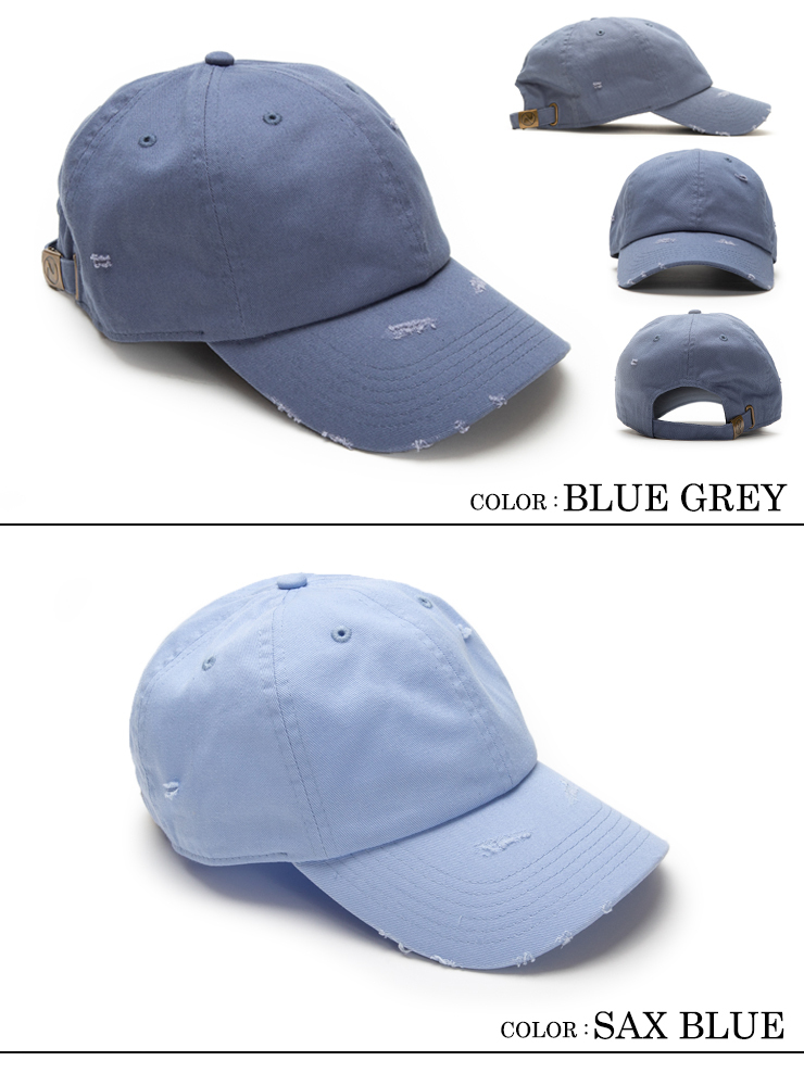 newhattan（ニューハッタン） ☆在庫限り☆ダメージ加工 キャップ 帽子