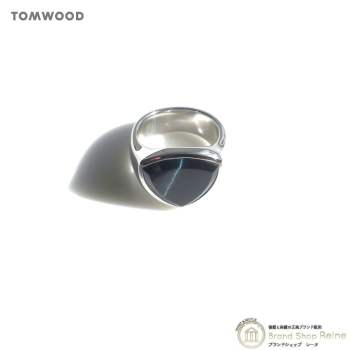 トムウッド （TOM WOOD） Shield Ring シールドリング ブルー