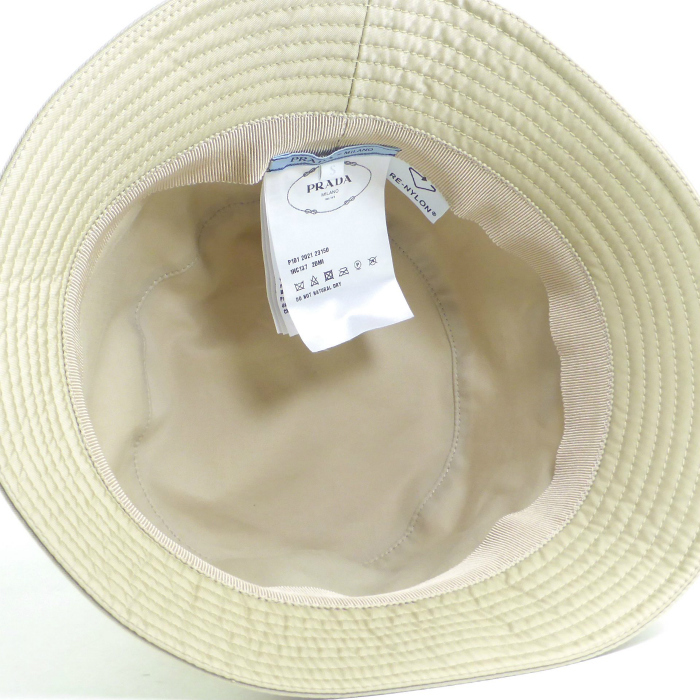 プラダ （PRADA） ナイロン バケット ハット トライアングルロゴ 帽子