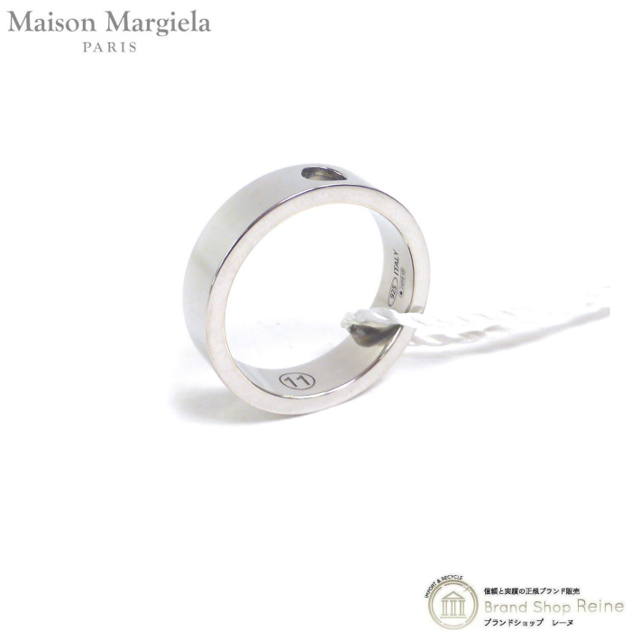 完売 メゾン マルジェラ Maison Margiela カットアウトリング シルバー リング Ag925 指輪 SM1UQ0006 ＃M