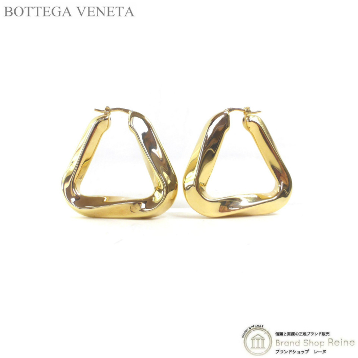 ボッテガ ヴェネタ （BOTTEGA VENETA） ツイストトライアングルピアス