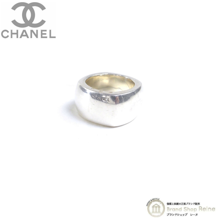 シャネル （CHANEL） ヴィンテージ スクエア ロゴ リング シルバー 925 指輪 ＃14（中古）