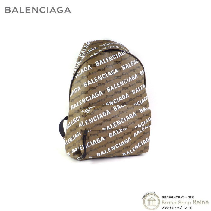 バレンシアガ （BALENCIAGA）BBモノグラム ロゴ バックパック リュック