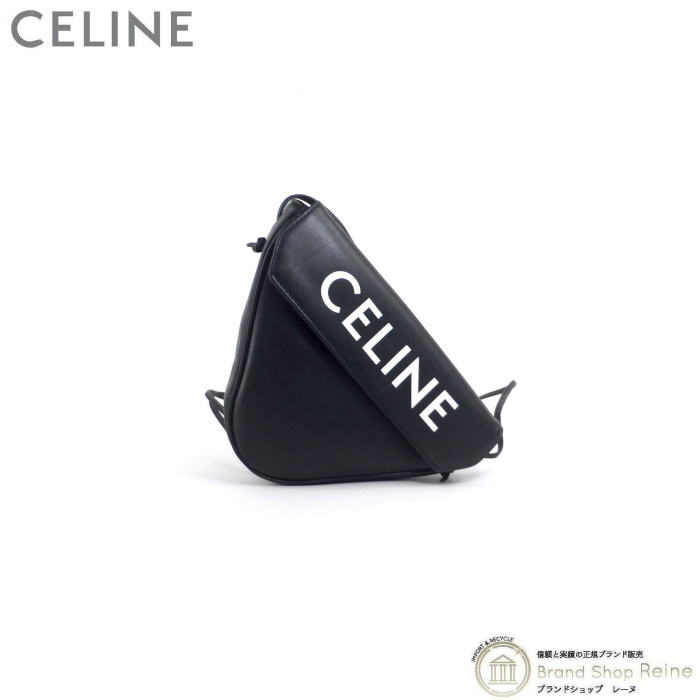 セリーヌ （CELINE） トライアングルバッグ ロゴプリント 斜め掛け