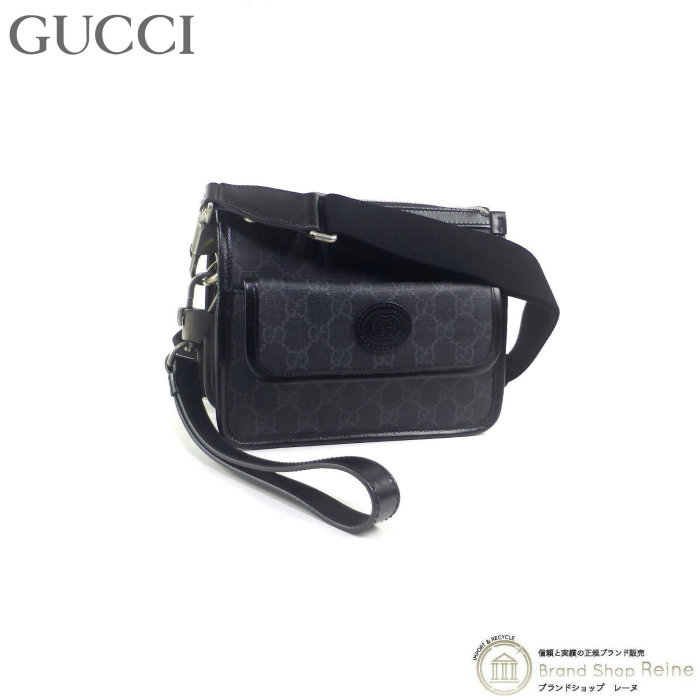 グッチ （GUCCI） GG スプリーム インターロッキングG メッセンジャー