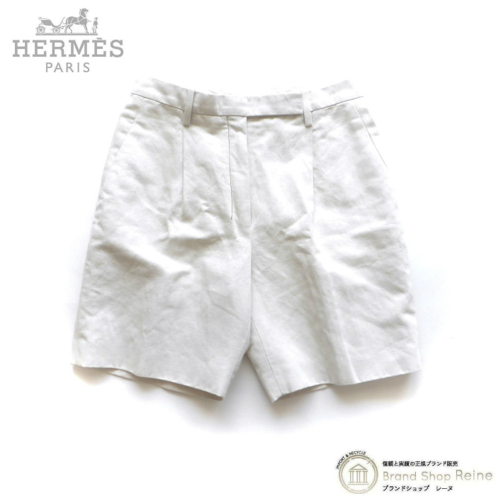 エルメス （HERMES） コットン リネン ハーフパンツ ショートパンツ