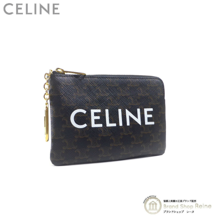 セリーヌ （CELINE） トリオンフ COIN＆Card Purse フック付き コイン
