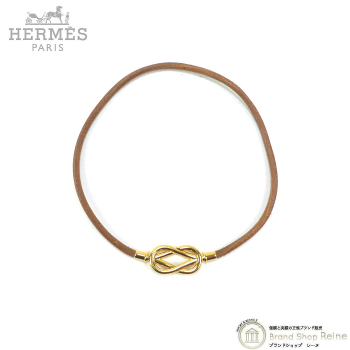 エルメス （HERMES） アタメ GP チョーカー ネックレス 革紐 ゴールド×ブラウン（中古） : 23-041599 : Brandshop  Reine - 通販 - Yahoo!ショッピング