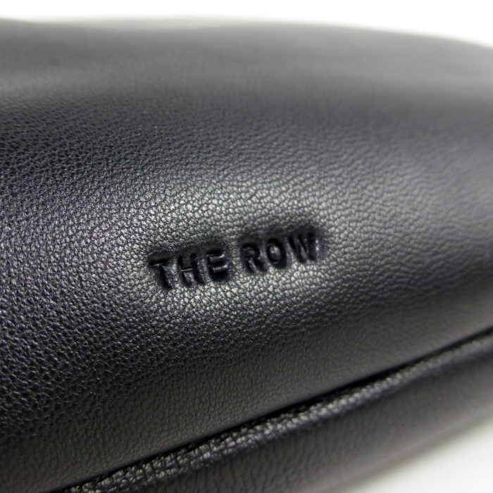 国内即発【The Row】 XL Bourse ショルダーバッグ W1719 BLACK XL Bourse Bag Black in Leather – The Row
