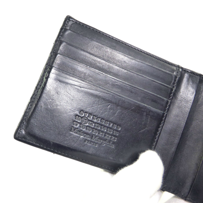 Maison Margiela フリップフラップウォレット 二つ折 黒 楽天市場】メゾンマルジェラ MAISON MARGIELA 財布 二つ折り財布
