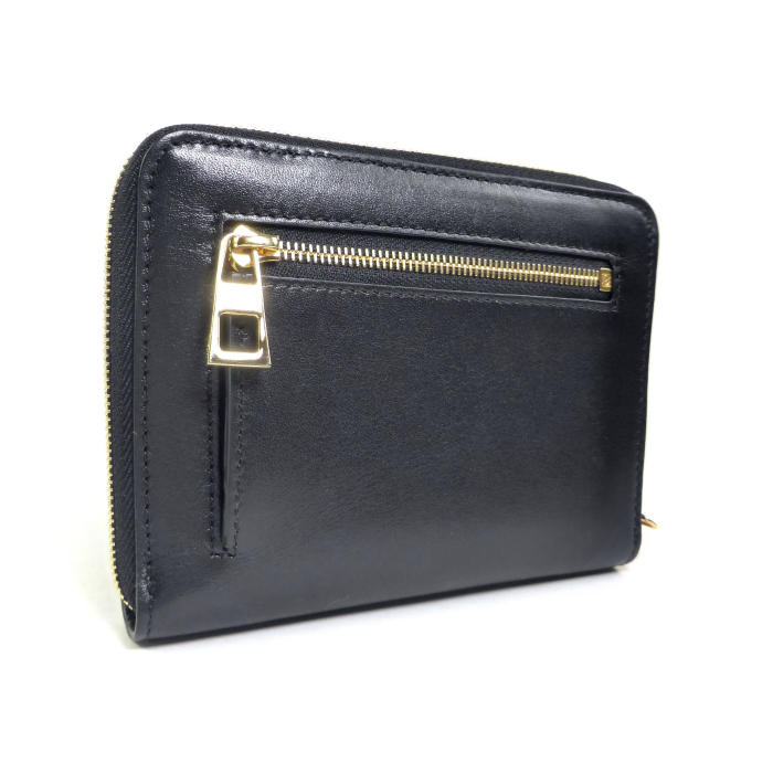 LOEWE ロエベ 財布 二つ折り財布 ブラック レザー シンプル コンパクト LOEWE ロエベ （LOEWE） ノット コンパクト ジップウォレット 二