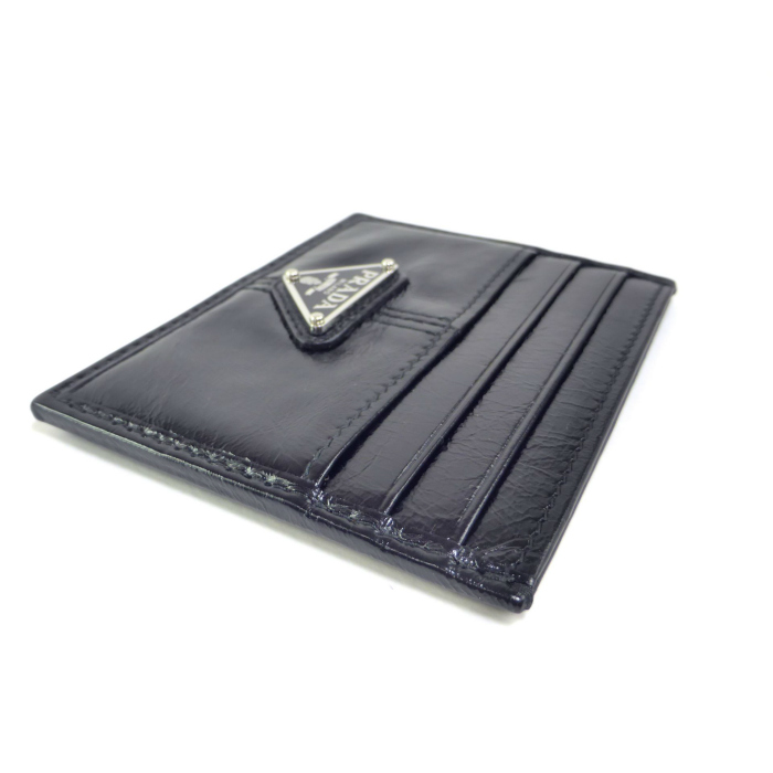 PRADA（プラダ） ソフトルックスレザー トライアングルロゴ カード