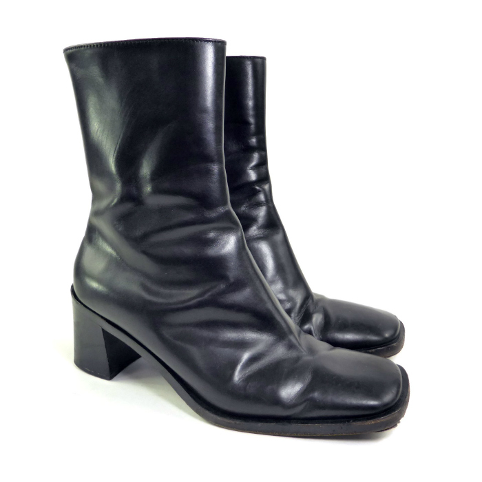 GG グッチ （GUCCI） レザー ショートブーツ サイドジップ 靴 シューズ