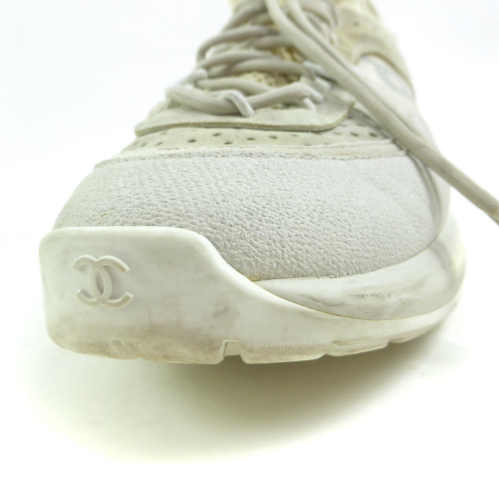 CHANEL（シャネル） （CHANEL）ココマーク レザー×スエード スニーカー