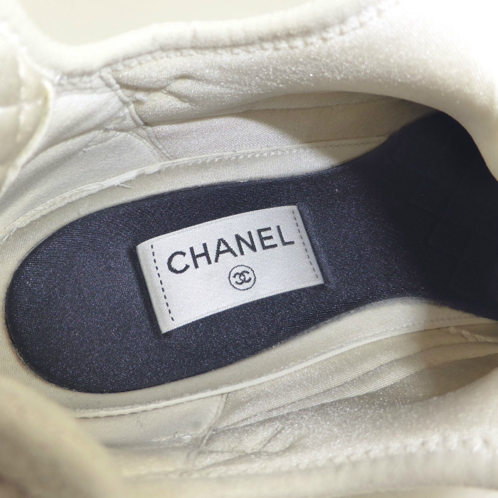CHANEL（シャネル） （CHANEL）ココマーク レザー×スエード スニーカー